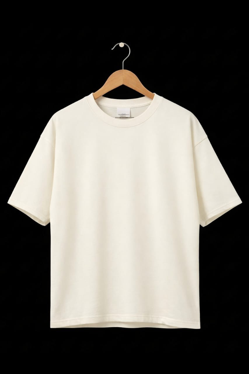 SOLID TEE  — White