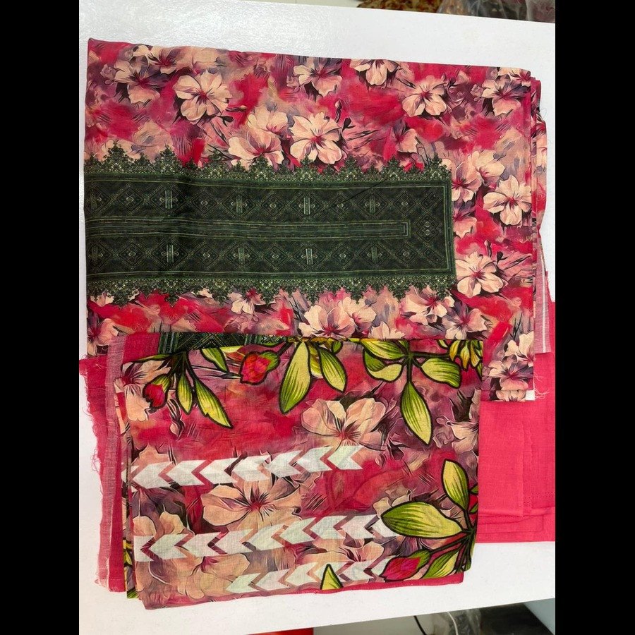 Jamjam A cotton Unstitched Three Pieces Collection