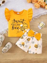 Kids Cotton TShirt and Pant Set