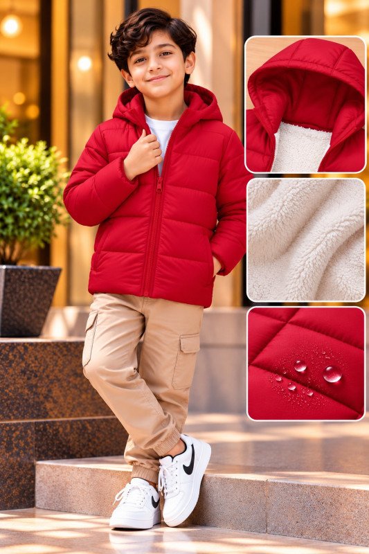 Winter Special: Premium Kids Sherpa Padding Jacket