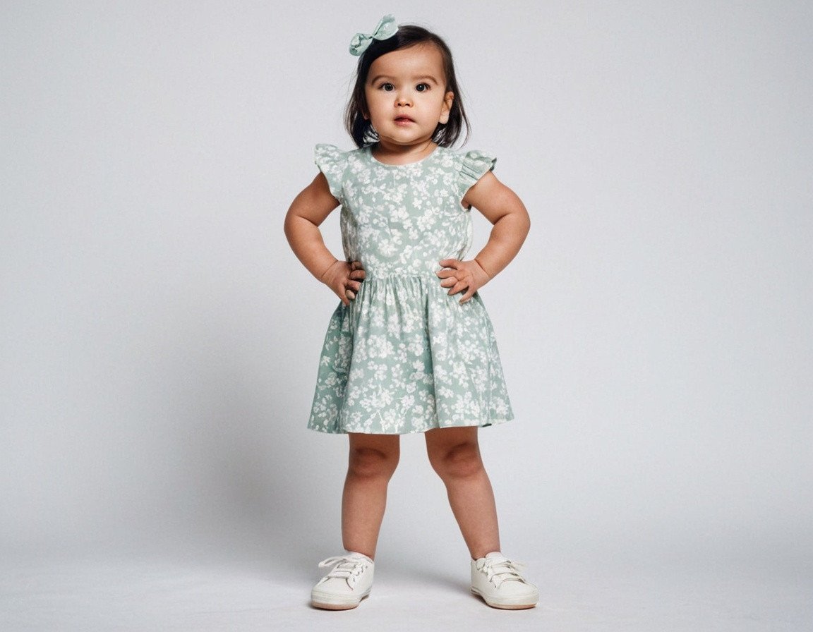 Beautiful summer baby fork